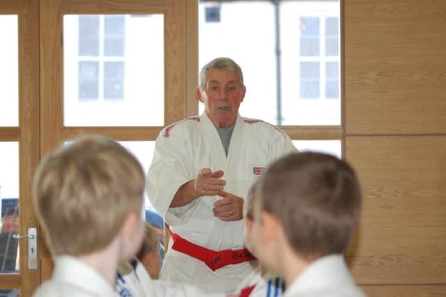 George Kerr teaching judo