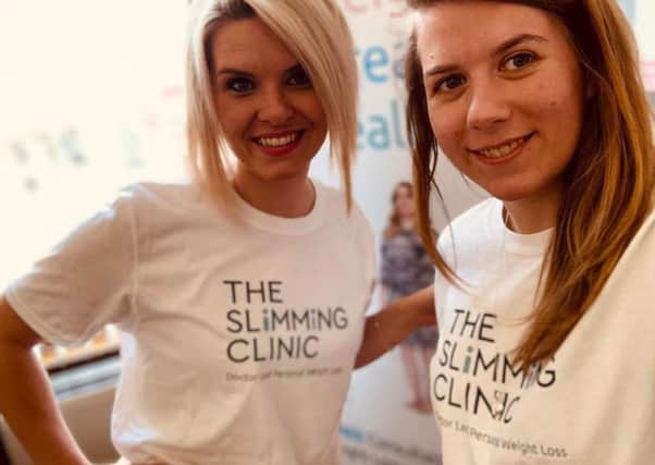 Aimee Linford, Assistant Clinic Manager on the left and Claire Soulsby, Clinic Manager on the right