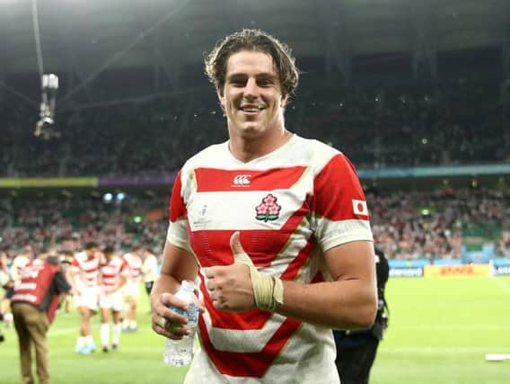 Japan lock James Moore says the host nation's fans are the best in the world. Picture: Getty Images