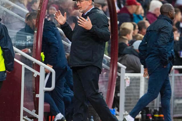Hearts boss Craig Levein reacts during his side's defeat to Kilmarnock. Picture: SNS