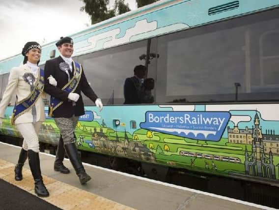 The Borders Railway was re-opened as far as Tweedbank in September 2015. Picture: VisitScotland