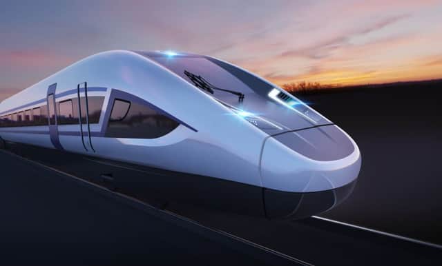 A potential design for an HS2 train. Picture: Siemens/PA Wire