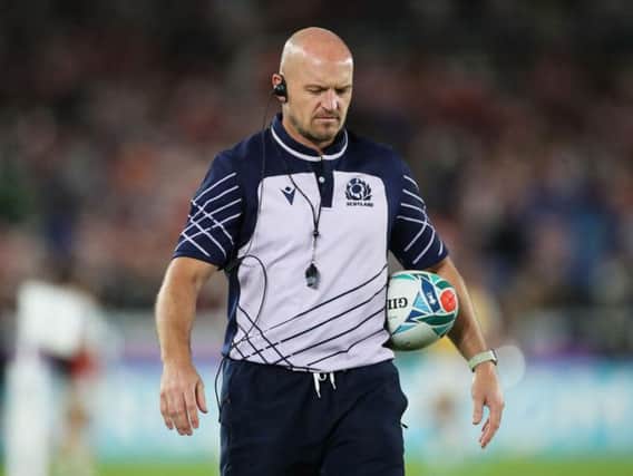 Gregor Townsend said he will take some time to reflect on Scotland's failure to reach the Rugby World Cup quarter-finals. Picture: Getty Images