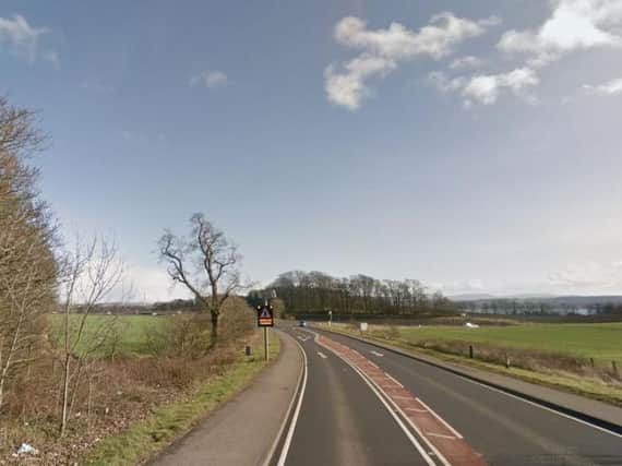 the 29 year-old man was walking on the A985 between Rosyth and Limekilns.