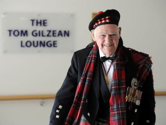 An open invitation has been extended to those who wish to attend the funeral of Edinburgh war veteran and fundraising hero, Tom Gilzean (pictured), who died earlier this week aged 99. PIC: SWNS.