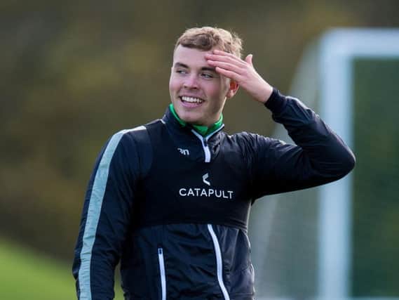 Hibs defender Ryan Porteous has been promoted from the Scotland U21 squad. Picture: SNS