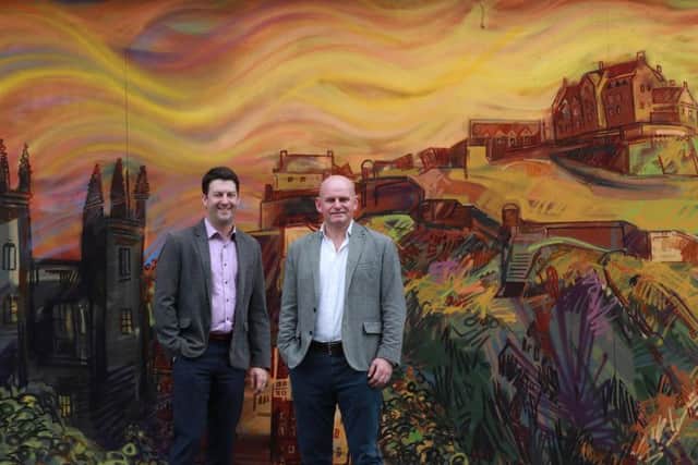 UserTesting chief executive Andy MacMillan (left) and Bruce Hunter. Picture: Stewart Attwood