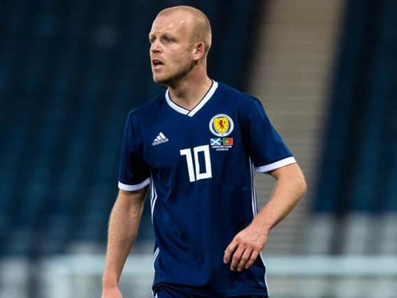 Steven Naismith on his last appearance for Scotland.
