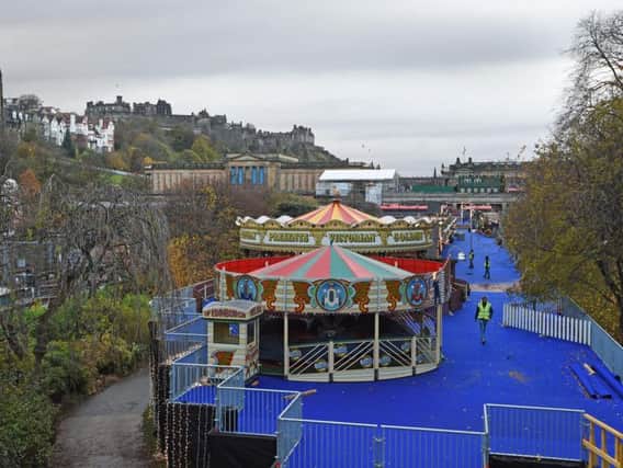 Edinburgh Christmas market has proved controversial, but popular this year (Picture: Neil Hanna)