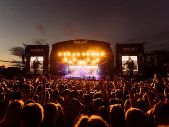 The TRNSMT music festival attracts a 150,000-strong crowd to Glasgow Green each summer.