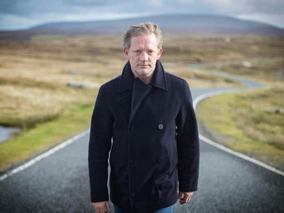 Douglas Henshall plays Detective Inspector Jimmy Perez, the lead character in Shetland.
