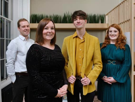 From left: Tailormade Media's Alex Schweitzer-Thompson, Caroline Jack, Sean McInally and Amy Anderson. Picture: Contributed
