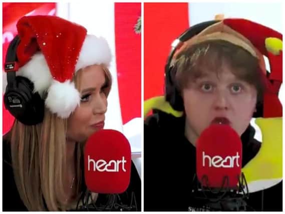 Lewis Capaldi revealed to Amanda Holden he had unsuccesfully auditioned for Britain's Got Talent. Picture: Heart