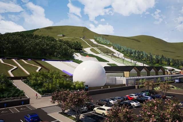 An artist's impression of the Hillend redevelopment.