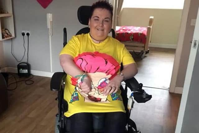 Danielle from Irvine is among rail passengers reliant on step-free stations. Picture: Leonard Cheshire
