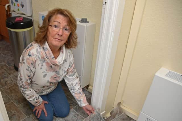 Botched repairs have proved a problem for Eileen Lawson. Picture: Jon Savage