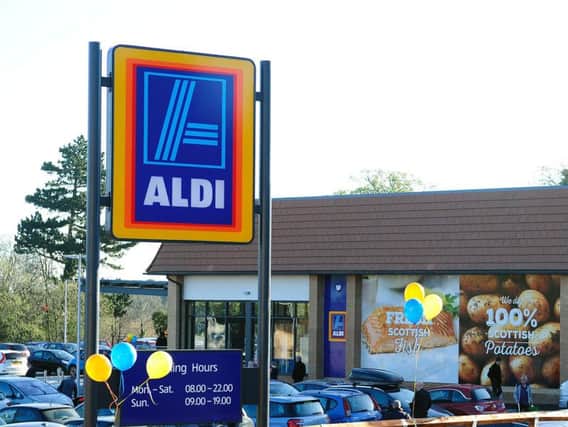 Aldi will open six new stores in Scotland this year. Picture: Michael Gillen