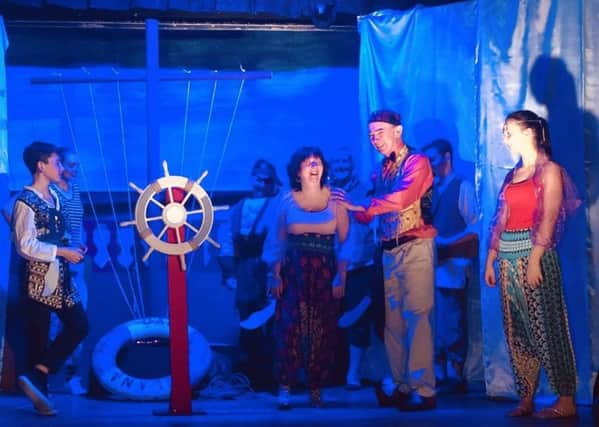 Pathhead Players' pantomime production of Sinbad the Sailor.