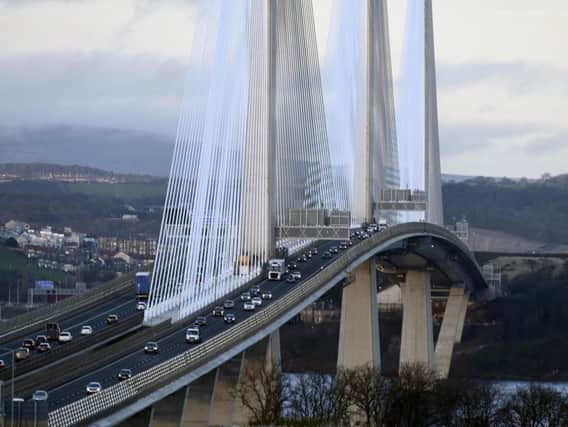 The Queensferry Crossing opened in 2017 to replace the Forth Road Bridge. Picture: Lisa Ferguson
