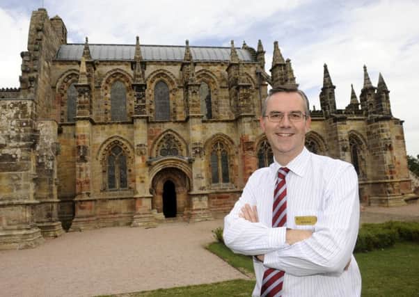 Ian Gardner, director of Rosslyn Chapel Trust, was delighted with the attractions success last year.