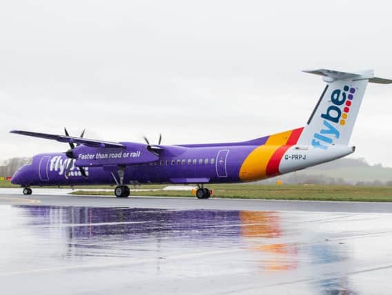 The UK Government is considering support for Flybe to prevent its collapse. Picture: Ian Georgeson