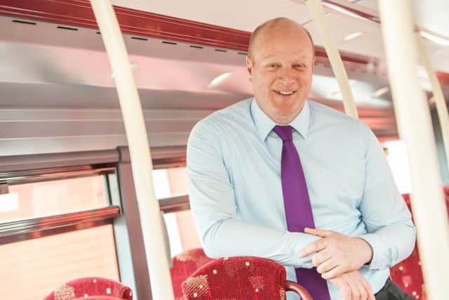 Lothian buses boss Richard Hall will step down by 6 March (Photo: Lothian Bus)