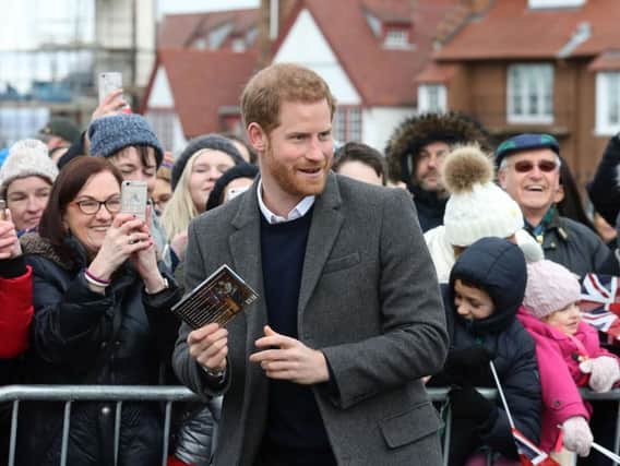 Prince Harry meets well wishers during a walkabout on the esplanade at Edinburgh Castle in 2018 (Photo: Andrew Milligan - WPA Pool/Getty Images)