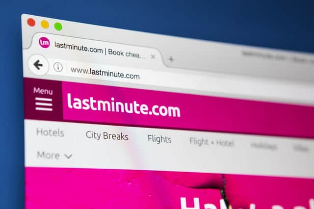Online travel agent Lastminute.com could face legal action if it does not repay over £1million owed to customers who had holidays cancelled due to the Covid pandemic (Photo: Shutterstock)